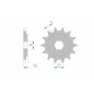 Pignon AFAM acier standard 20309 - 520 Pignon AFAM acier standard 20309 - 520