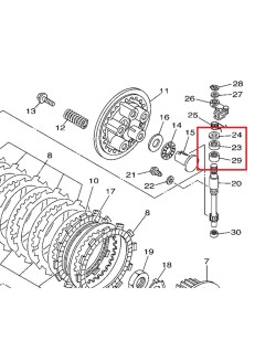 Kit réparation de commande d'embrayage TOURMAX Yamaha YZ250
