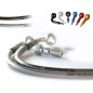 Durite Aviation SPEEDBRAKES carbone/raccord argent Durite Aviation SPEEDBRAKES carbone/raccord argent