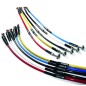 Durite de frein VENHILL argent/raccord inox Honda Durite de frein VENHILL argent/raccord inox Honda