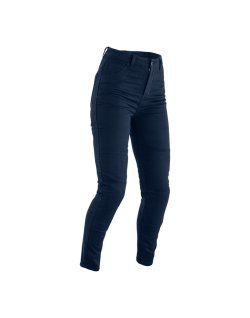 Jean RST Jegging CE textile renforcé femme - bleu indigo taille S court