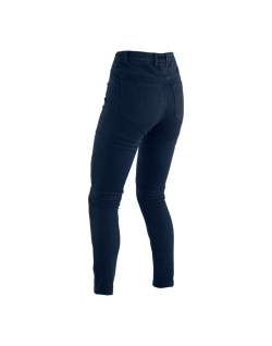 Jean RST Jegging CE textile renforcé femme - bleu indigo taille L court