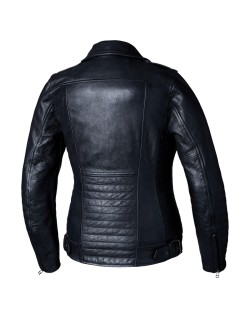 Veste RST Ripley2 cuir CE femme - Noir