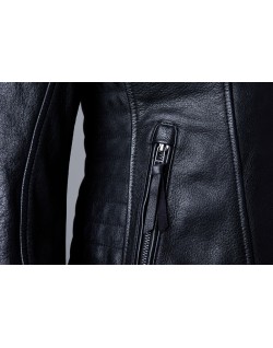 Veste RST Ripley2 cuir CE femme - Noir