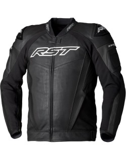 Veste cuir RST TracTech Evo 5 CE homme - noir/noir/noir