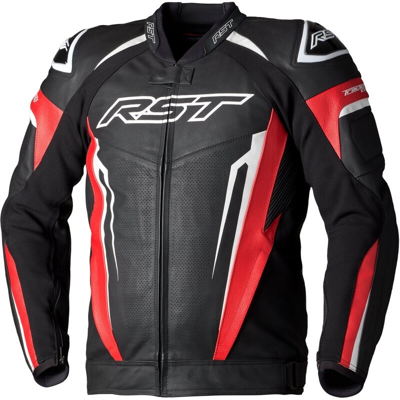 Veste cuir RST TracTech Evo 5 CE homme - rouge/noir/blanc Veste cuir RST TracTech Evo 5 CE homme - rouge/noir/blanc