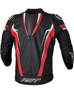 Veste cuir RST TracTech Evo 5 CE homme - rouge/noir/blanc