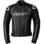 Veste RST S1 CE cuir - noir/noir/blanc