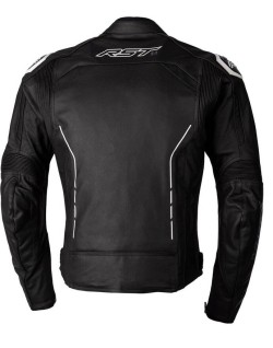 Veste RST S1 CE cuir - noir/noir/blanc