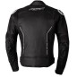 Veste RST S1 CE cuir - noir/noir/blanc