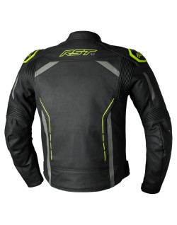 Veste RST S1 cuir homme - Neon yellow