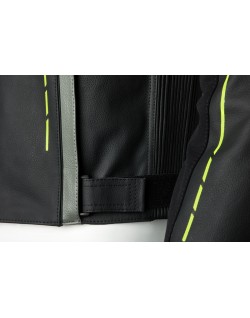Veste RST S1 cuir homme - Neon yellow