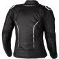 Veste femme RST S1 CE cuir - noir/blanc