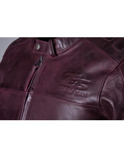 Veste RST Brandish2 cuir CE homme - Oxblood