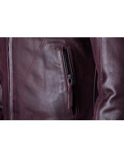 Veste RST Brandish2 cuir CE homme - Oxblood