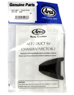 Ventilation supérieure avant ARAI Air Conductor Front-2 frost black pour casque Chaser-V/Chaser-V PRO