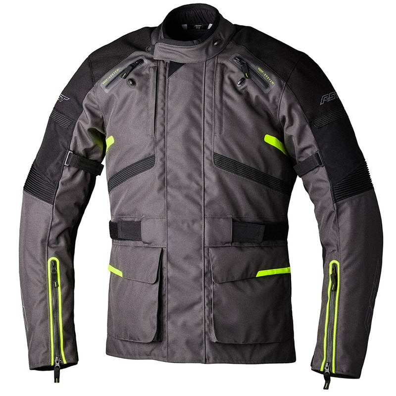 Veste RST Endurance CE textile - graphite/jaune fluo Veste RST Endurance CE textile - graphite/jaune fluo