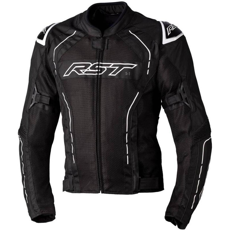 Veste RST S1 Mesh CE textile - noir/blanc Veste RST S1 Mesh CE textile - noir/blanc