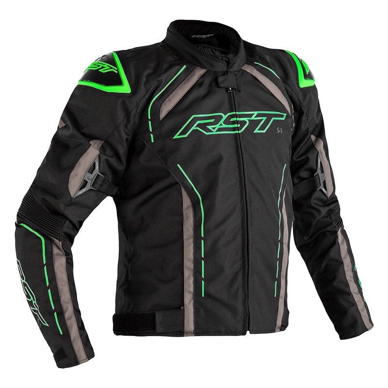 Veste RST S-1 textile - noir/gris/vert fluo Veste RST S-1 textile - noir/gris/vert fluo