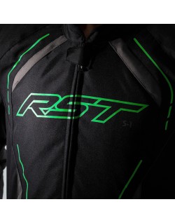 Veste RST S-1 textile - noir/gris/vert fluo
