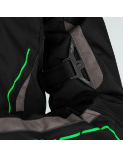 Veste RST S-1 textile - noir/gris/vert fluo