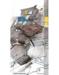 Plaquettes de frein CL BRAKES route métal fritté - 2288S4