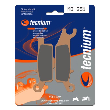 Plaquettes de frein TECNIUM MX/Quad métal fritté - MO351