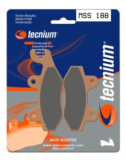 Plaquettes de frein TECNIUM Maxi Scooter métal fritté - MSS188