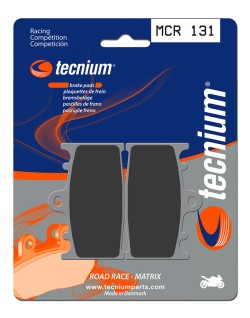 Plaquettes de frein TECNIUM Racing métal fritté carbone - MCR131