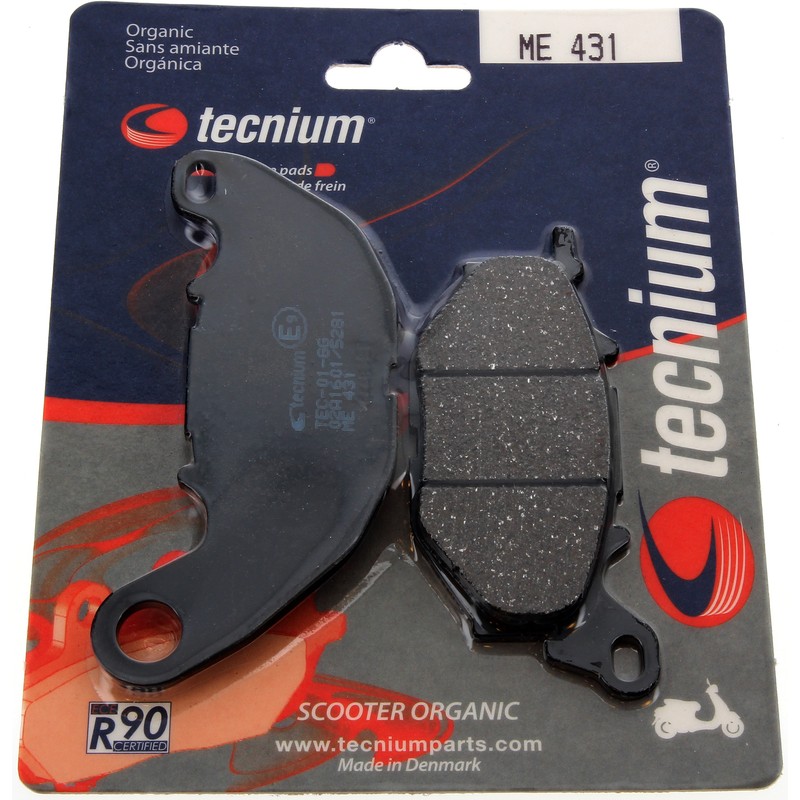 Plaquettes de frein TECNIUM scooter organique - ME431 Plaquettes de frein TECNIUM scooter organique - ME431