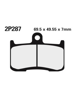 Plaquettes de frein NISSIN route /Off-Road métal fritté - 2P-287ST