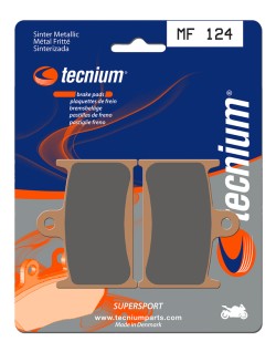 Plaquettes de frein TECNIUM Performance métal fritté - MF124