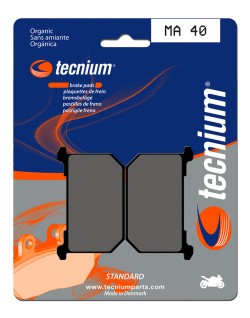 Plaquettes de frein TECNIUM route organique - MA40