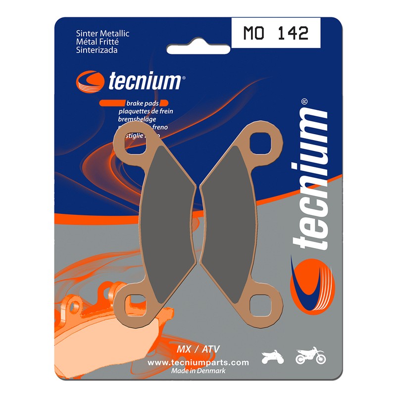 Plaquettes de frein TECNIUM MX/Quad métal fritté - MO142 Plaquettes de frein TECNIUM MX/Quad métal fritté - MO142