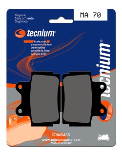 Plaquettes de frein TECNIUM route organique - MA70