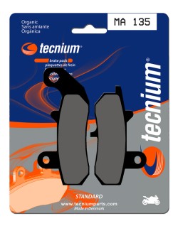 Plaquettes de frein TECNIUM route organique - MA135