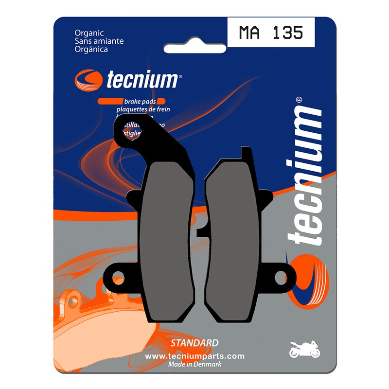 Plaquettes de frein TECNIUM route organique - MA135 Plaquettes de frein TECNIUM route organique - MA135