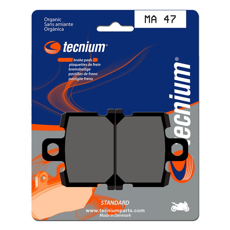 Plaquettes de frein TECNIUM route organique - MA47 Plaquettes de frein TECNIUM route organique - MA47