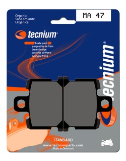 Plaquettes de frein TECNIUM route organique - MA47