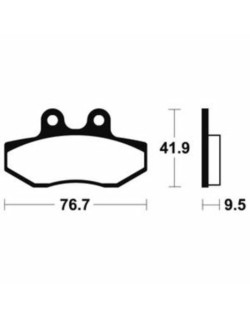 Plaquettes de frein TECNIUM Scooter organique - ME323