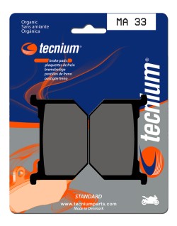 Plaquettes de frein TECNIUM route organique - MA33
