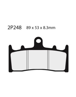 Plaquettes de frein NISSIN route /Off-Road métal fritté - 2P-248ST