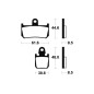 Plaquettes de frein TECNIUM Racing métal fritté carbone - MCR339 Plaquettes de frein TECNIUM Racing métal fritté carbone - MCR339