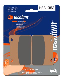 Plaquettes de frein TECNIUM Maxi Scooter métal fritté - MSS393