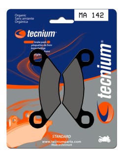 Plaquettes de frein TECNIUM route organique - MA142