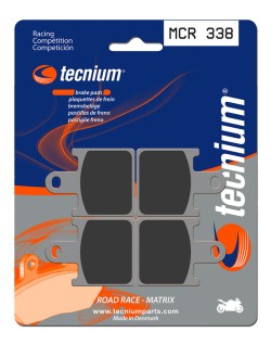Plaquettes de frein TECNIUM Racing métal fritté carbone - MCR338