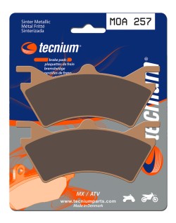 Plaquettes de frein TECNIUM MX/Quad métal fritté - MOA257