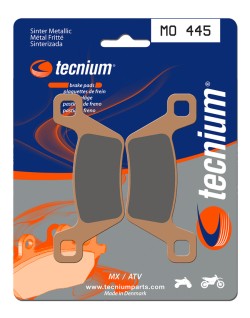 Plaquettes de frein TECNIUM MX/Quad métal fritté - MO445