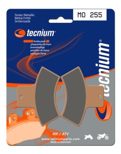 Plaquettes de frein TECNIUM MX/Quad métal fritté - MO255