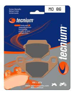 Plaquettes de frein TECNIUM MX/Quad métal fritté - MO86
